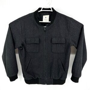 Gramercy Men's Bomber Jacket Size XL Black Pockets Full Zip